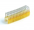 ARROW INSULATED STAPLES (300) 6X6MM CLEAR �6.49 These Clear Staples Are For Use With The Arrow T59 Tacker (arrt59) For Tacking Bell Wire Etc.size. 6 X 6mmclear Insulatedpack 300